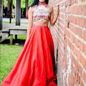 Sherri Hill Two piece prom dress!